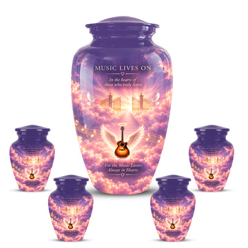 10 inch Large Urn with 4 Keepsake 3 inch
