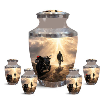 10 inch Large Urn with 4 Keepsake 3 inch