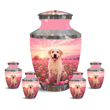10 inch Large Urn with 4 Keepsake 3 inch