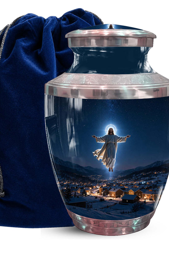 Jesus Themed Memorial Urn – Catholic Urns for Men & Women