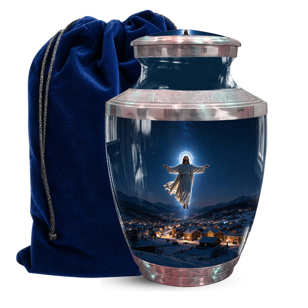 Jesus Themed Memorial Urn – Catholic Urns for Men & Women