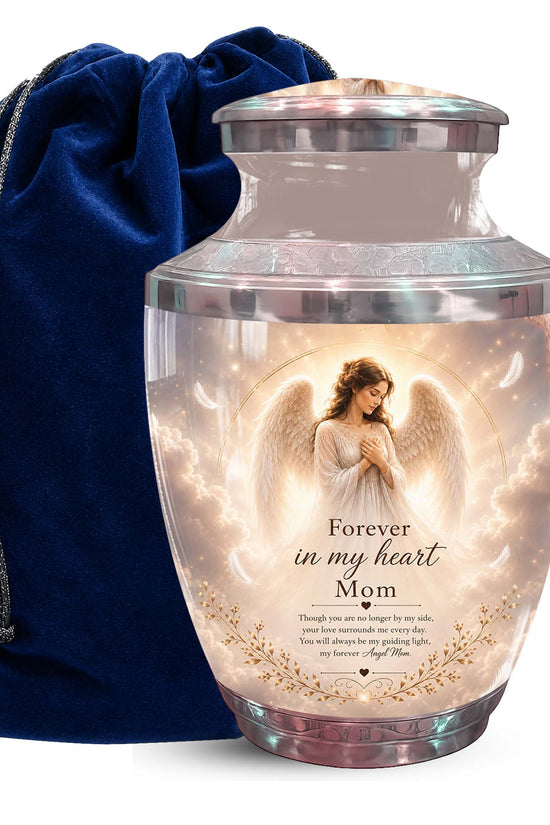 Angel Funeral Urn for Mom - Angel Cremation Urn for Ashes