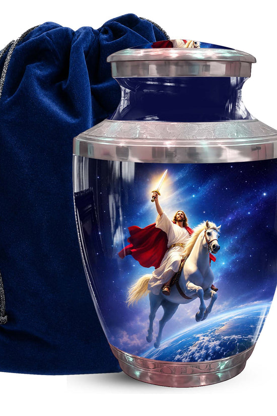 Jesus Cremation Urn For Adults - Catholic Memorial Urn For Ashes