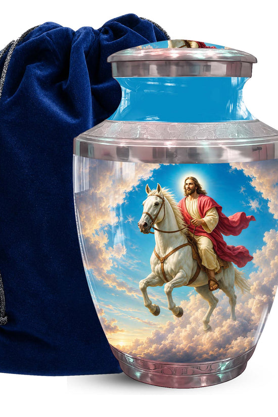 Jesus Urn For Human Ashes – Christian Cremation Urn for Men & Women