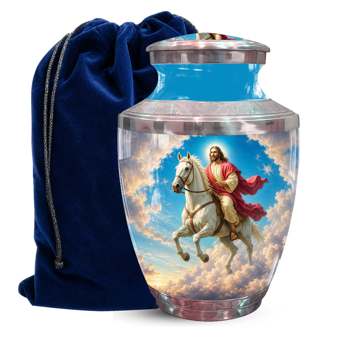 Jesus Urn For Human Ashes – Christian Cremation Urn for Men & Women