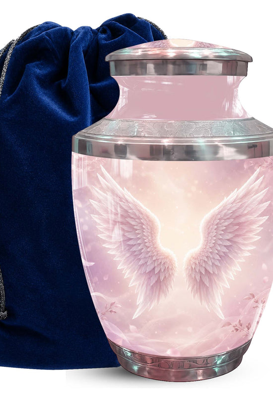 Angel Wings Cremation Urn for Women – Memorial Urn for Adult Women