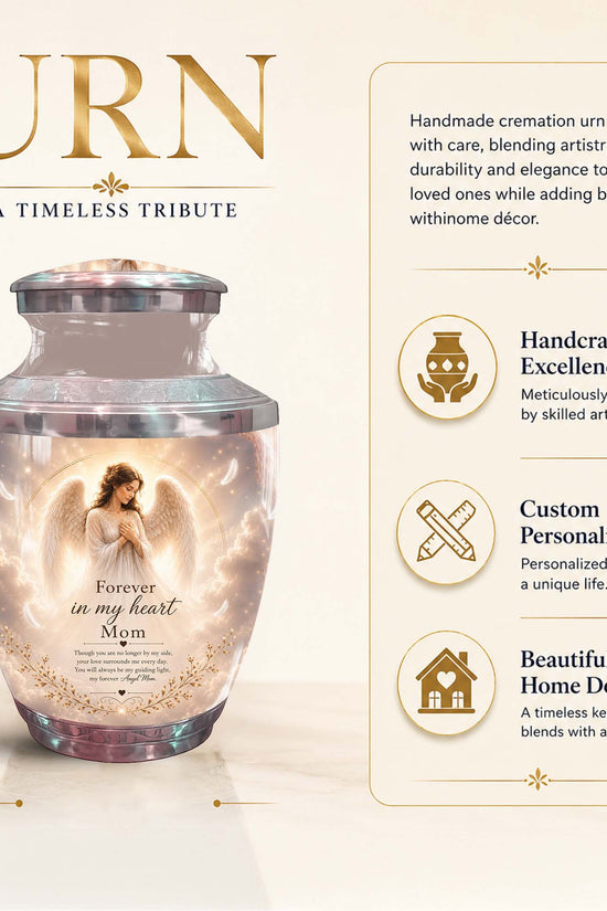Angel Funeral Urn for Mom - Angel Cremation Urn for Ashes