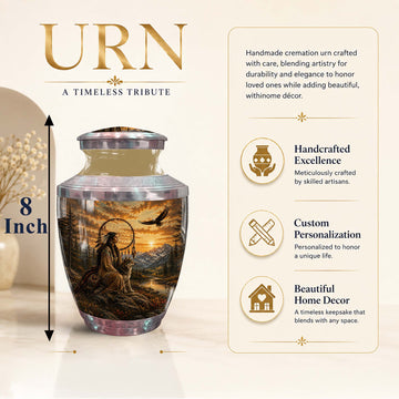 Medium Urn 8 inch