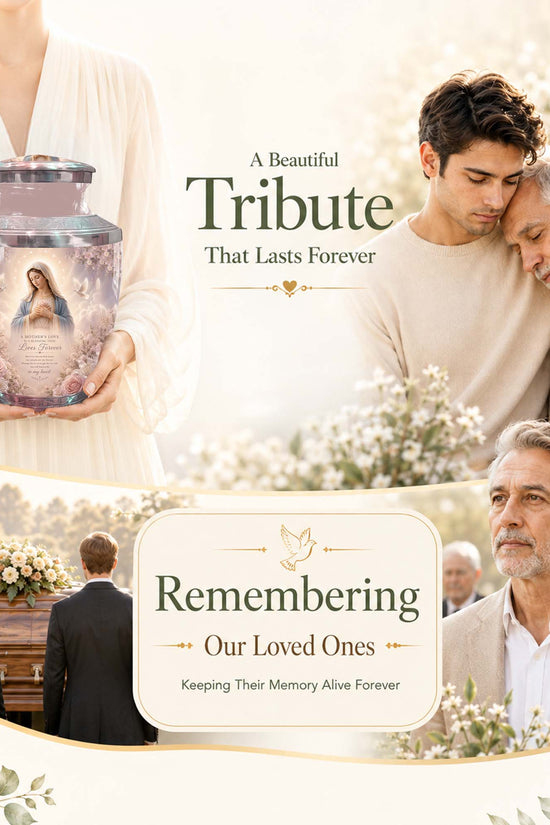 Mother Mary Themed Urn For Mother – Personalized Urns for Females