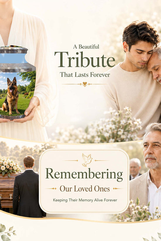 German Shepherd Dog Cremation Urn – Personalized Memorial Urn For Pets