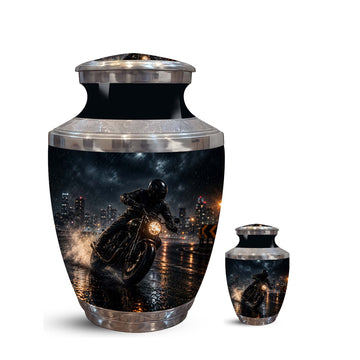 10 inch Large Urn with 1 Keepsake 3 inch