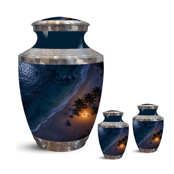 10 inch Large Urn with 2 Keepsake 3 inch