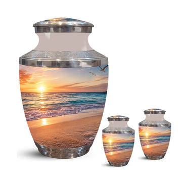 10 inch Large Urn with 2 Keepsake 3 inch