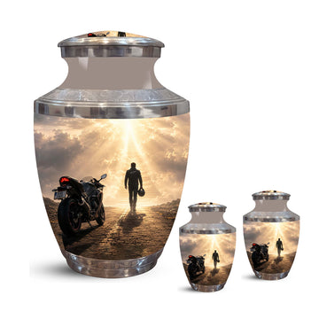 10 inch Large Urn with 2 Keepsake 3 inch