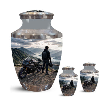 10 inch Large Urn with 2 Keepsake 3 inch