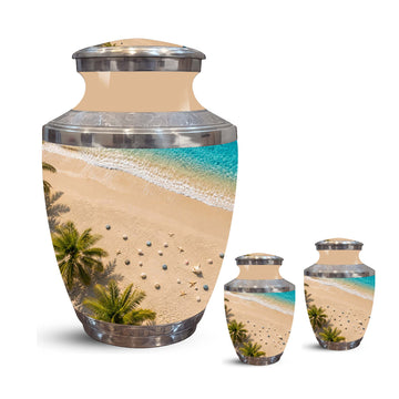 10 inch Large Urn with 2 Keepsake 3 inch