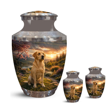 10 inch Large Urn with 2 Keepsake 3 inch