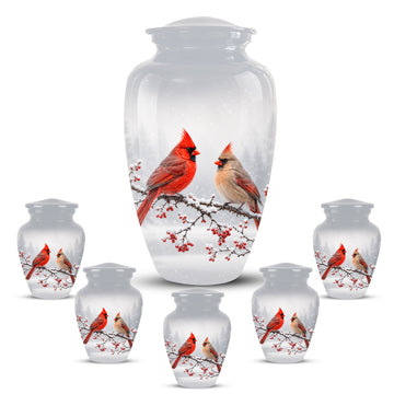 10 inch Large Urn with 5 Keepsake 3 inch