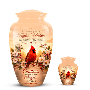 10 inch Large Urn with 1 Keepsake 3 inch