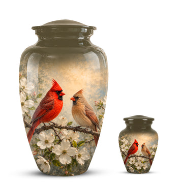 10 inch Large Urn with 1 Keepsake 3 inch