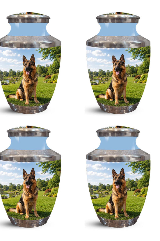German Shepherd Dog Cremation Urn – Personalized Memorial Urn For Pets