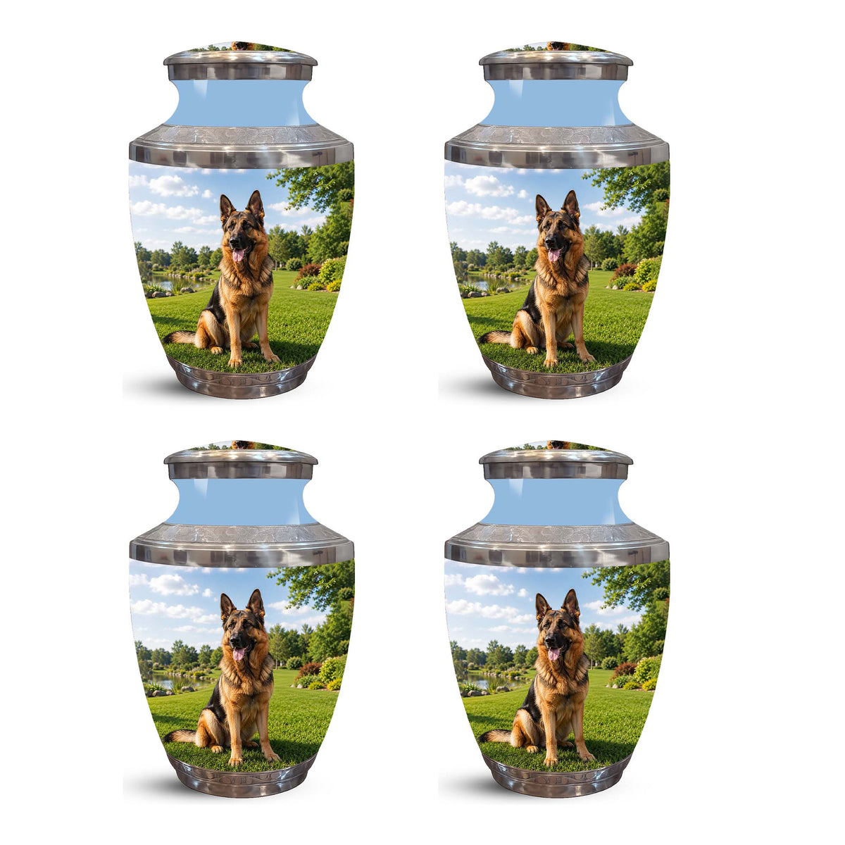 German Shepherd Dog Cremation Urn – Personalized Memorial Urn For Pets