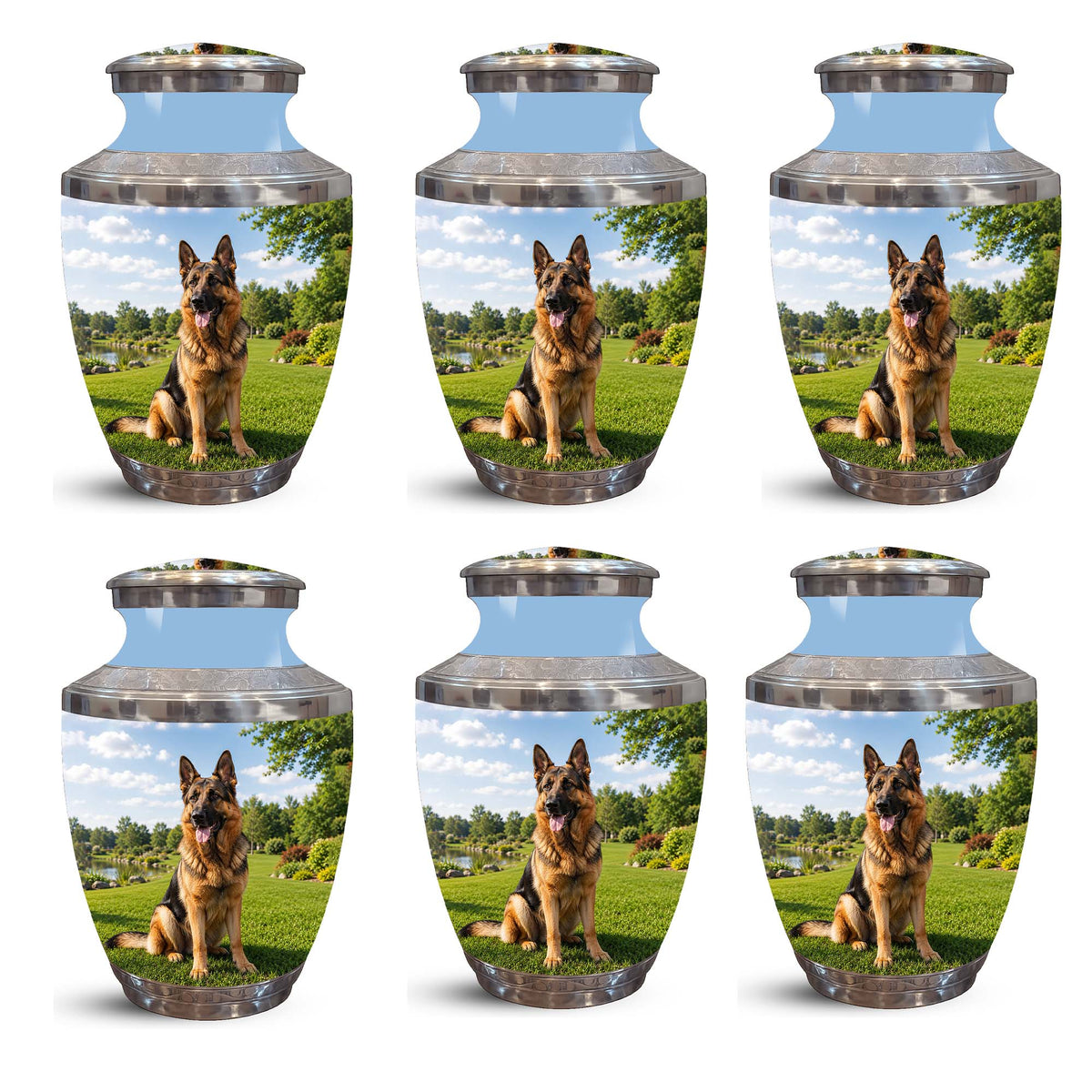 German Shepherd Dog Cremation Urn – Personalized Memorial Urn For Pets