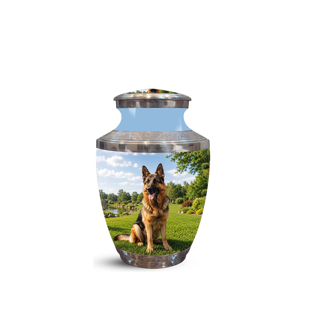 German Shepherd Dog Cremation Urn – Personalized Memorial Urn For Pets